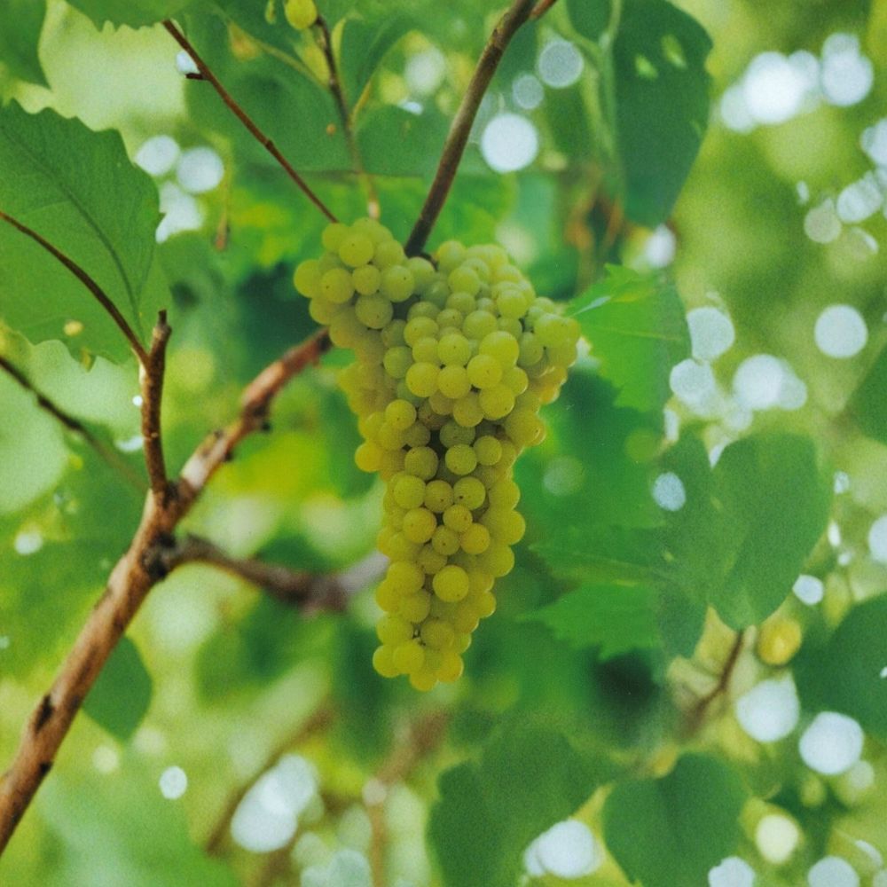 Marquis Seedless White Grape Vine – Vitis vinifera Live Plant | 2 Gallon Vine | Sweet Seedless Table Grapes | Self-Fertile & Productive | Backyard Vineyard Favorite