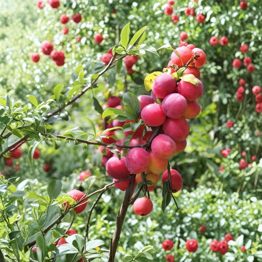 American Plum – Prunus americana Live Rooted Starter Plant | Native Fruit Tree | Zones 3–8