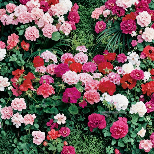 Maverick Mix Geranium Seeds – 25+ Premium Flower Seeds | Colorful Garden Blooms | Container & Hanging Basket Friendly | Easy to Grow