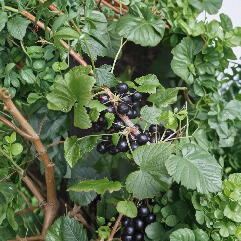 American Black Currant – Live Rooted Starter Plant | Edible Berry Shrub | Self-Pollinating Fruit Bush | Zones 3–8
