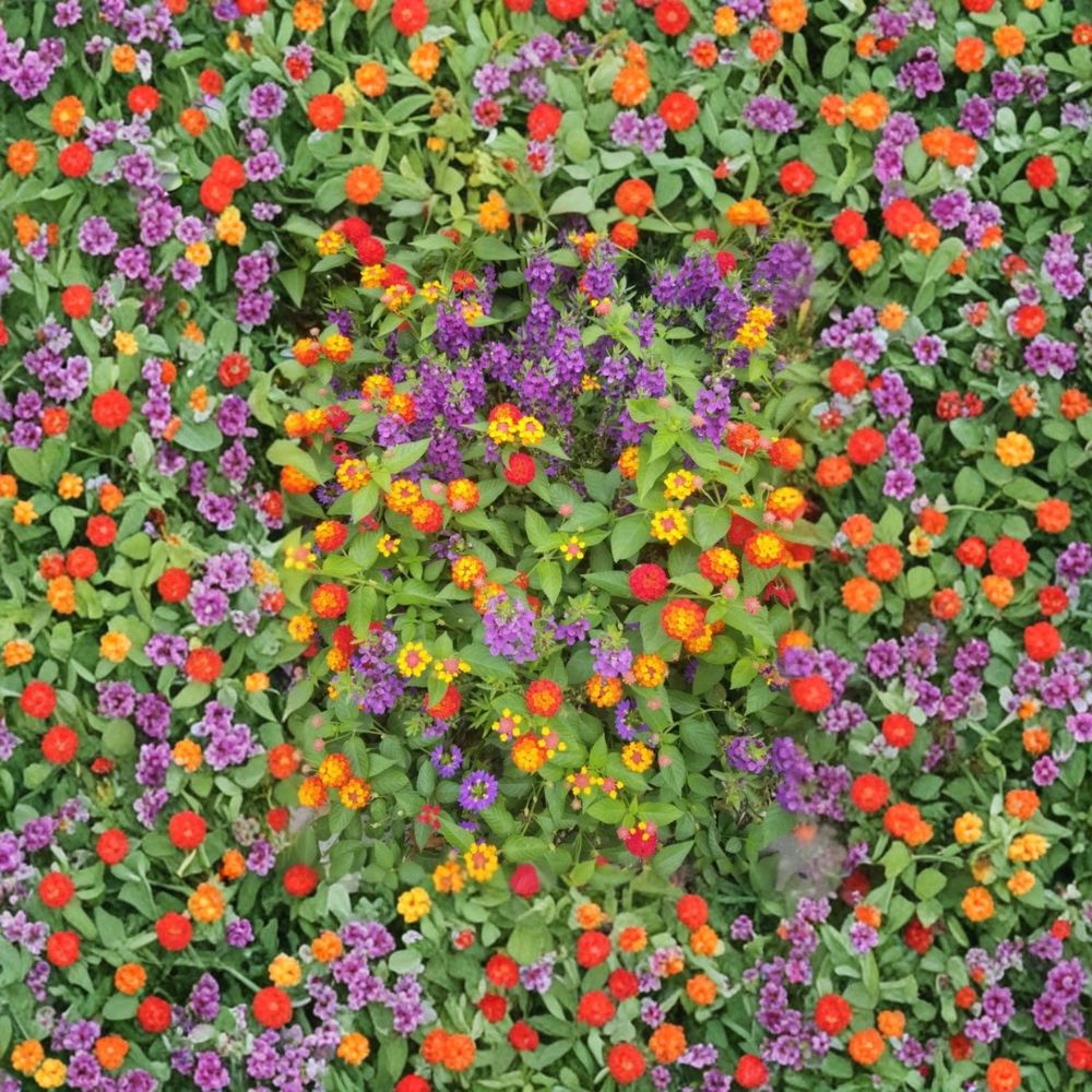 4 Mixed Lantana Plants – Live Flowering Perennials | 4–6 Inch Starter Plants | Ships Bare Root | Butterfly Garden Favorites