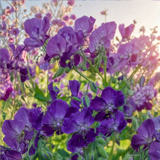 Lily Lovell Geranium Seeds – 25+ Premium Flower Seeds | Colorful Garden Blooms | Patio & Balcony Friendly | Easy to Grow