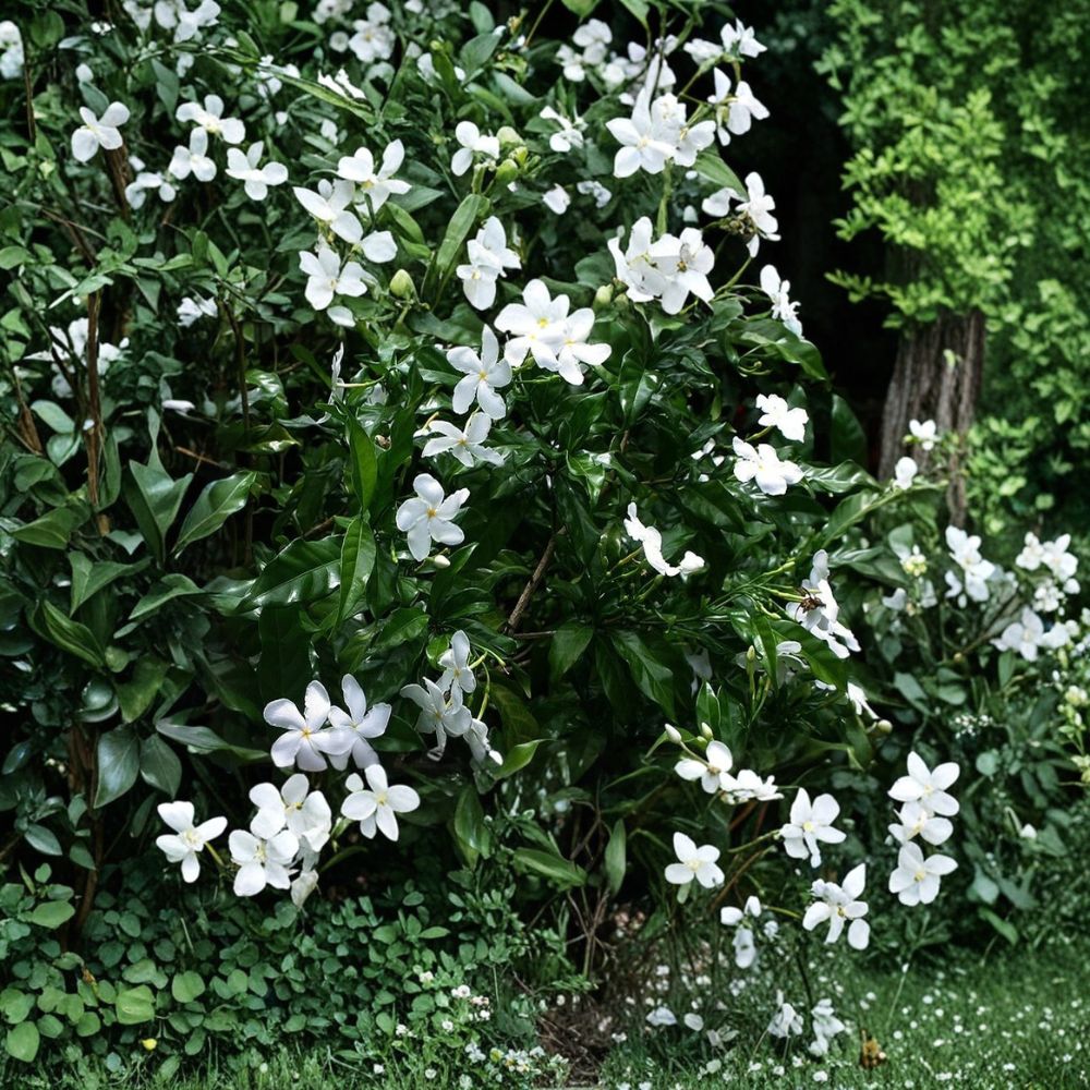 Crape Jasmine Seeds – Tabernaemontana divaricata 5 Pack | Fragrant White Flower Shrub | Tropical Evergreen Plant | Indoor Outdoor Growing