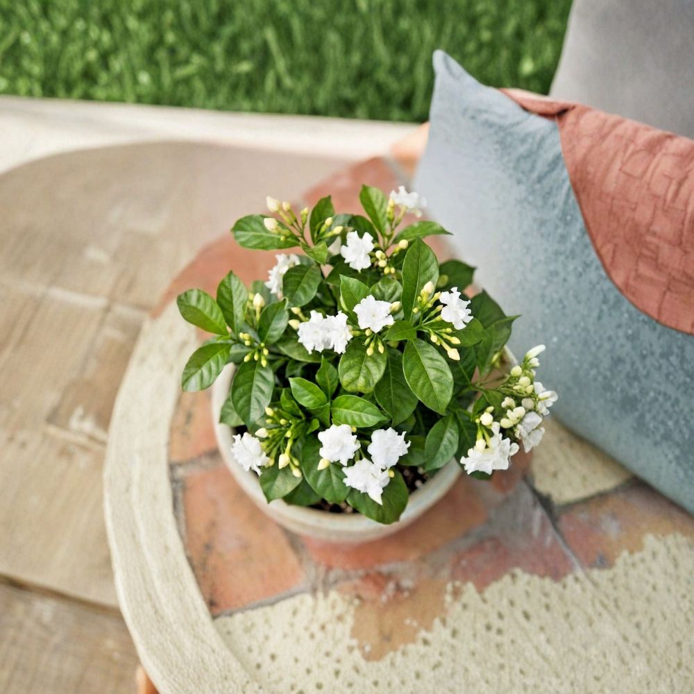 Crape Jasmine – Tabernaemontana divaricata Live Plant | 4 Inch Pot | Fragrant White Pinwheel Flowers | Indoor Outdoor Shrub