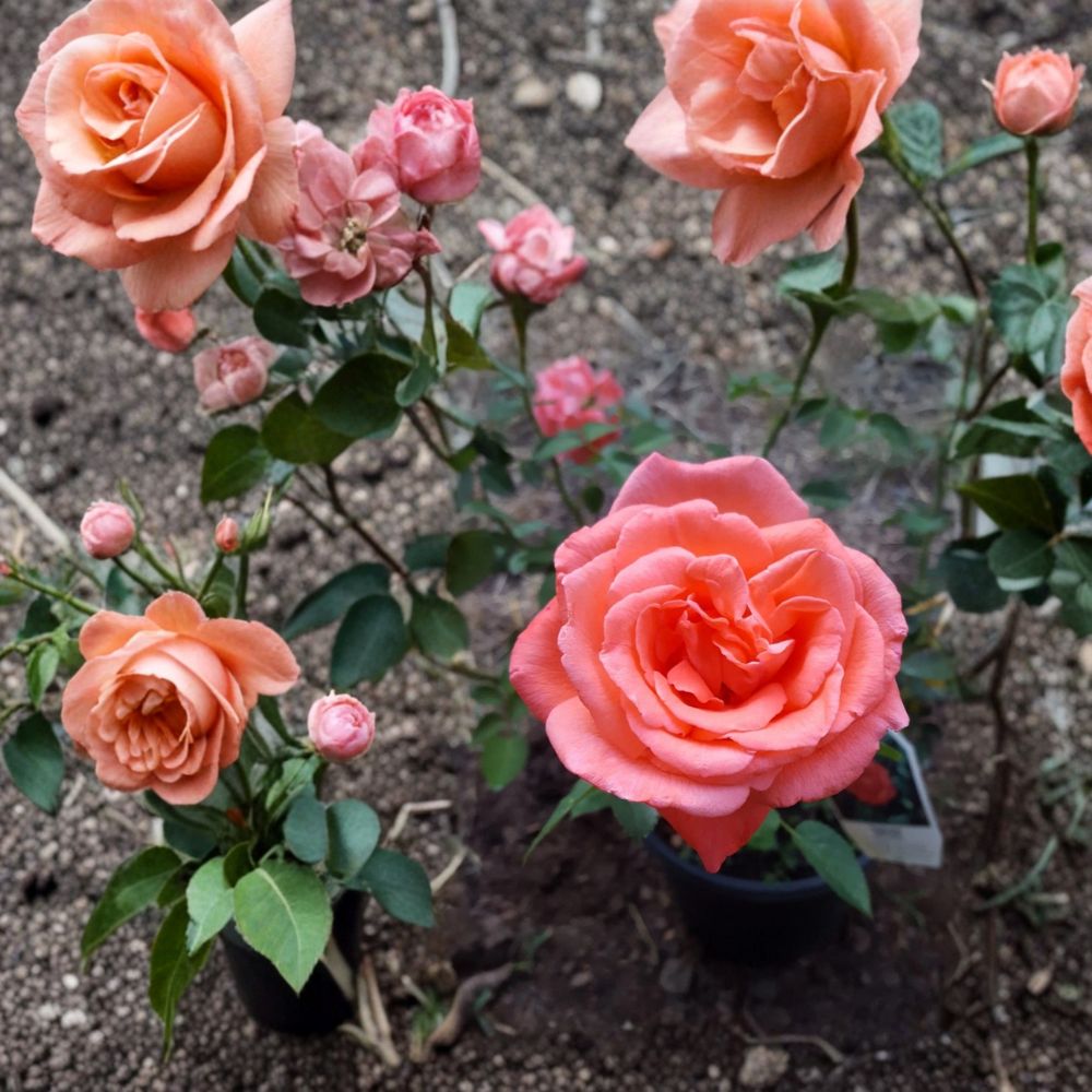 Tropicana Hybrid Tea Rose – Rosa Hybrid Live Bush Plant | 3 Gallon Size | Vibrant Orange Rose Shrub | Fragrant Garden Rose | Landscape Favorite