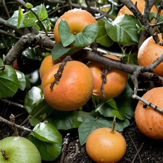 Nugget Apricot Tree – Prunus armeniaca Bare Root | 3 Feet Tall | Early Sweet Freestone Apricot | Self-Fertile Fruit Tree | Cold Hardy