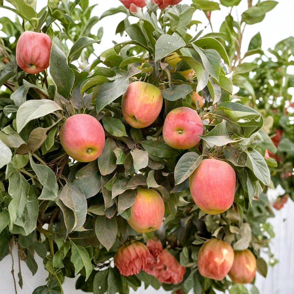 Apple Babe Dwarf Apple Tree – Malus domestica Bare Root | 32–36 Inches Tall | M111 Rootstock Compact Tree | Sweet Crisp Red Apple | Heat Tolerant Variety