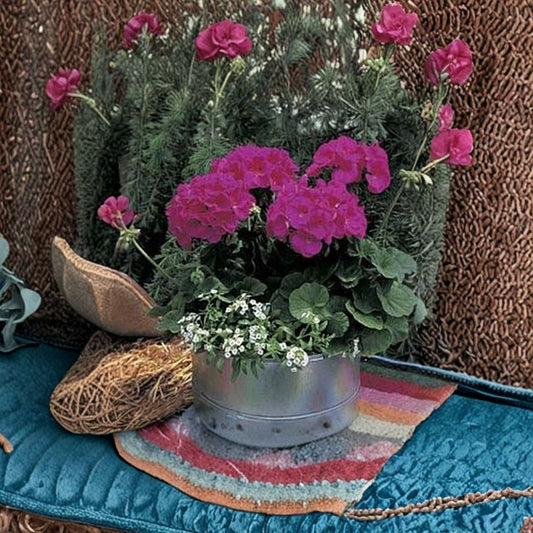 Maverick Series Violet Geranium Seeds – Zonal Pelargonium | 10 Seeds Included | Large Flower Heads | Patio & Container Friendly | Easy to Grow
