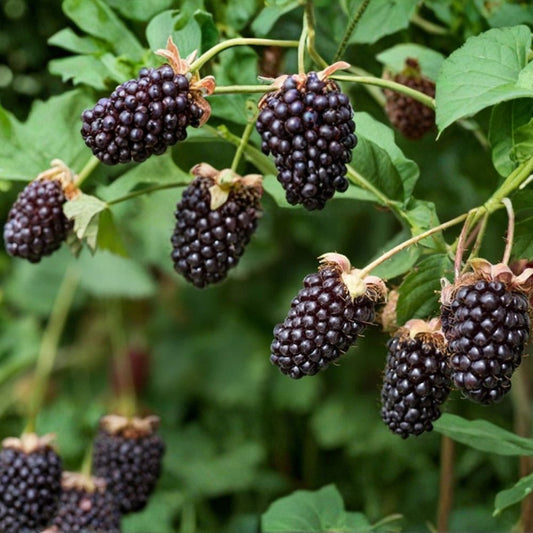 Boysenberry – Rubus ursinus × idaeus Live Rooted Starter Plant | Fruiting Berry Vine | Self-Pollinating | Easy to Grow