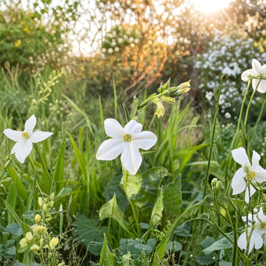 Nicotiana alata Seeds – 200+ Organic Jasmine Tobacco | Night Fragrant Flowers | Pollinator Friendly | Easy to Grow Annual