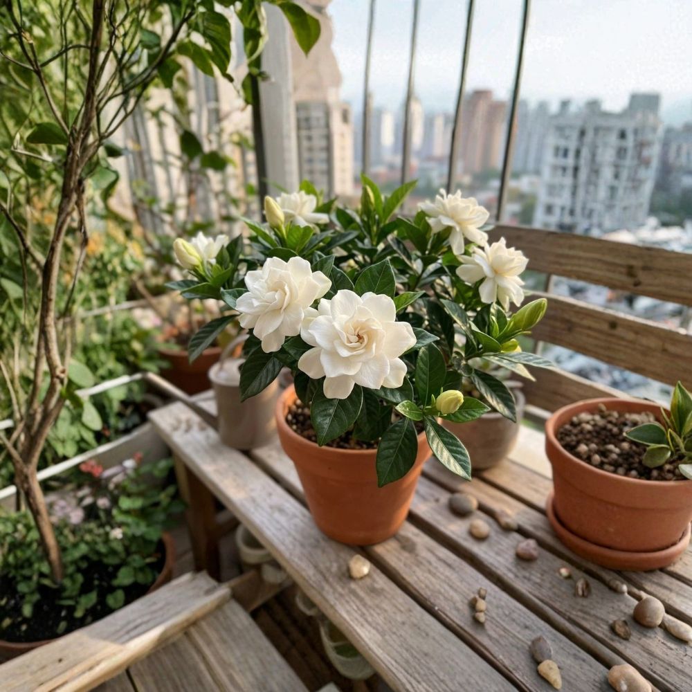 Cape Jasmine Seeds – Gardenia jasminoides | 50 Seeds | Fragrant White Flower | Outdoor Garden & Balcony Plant | Ornamental Shrub