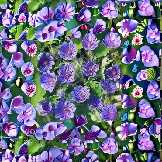 Geranium bohemicum Orchid Blue – Perennial Flower Seeds | 1,000 Seeds | Blue Flowers With Purple Veins | Hardy Cranesbill | Pollinator Friendly | Easy to Grow
