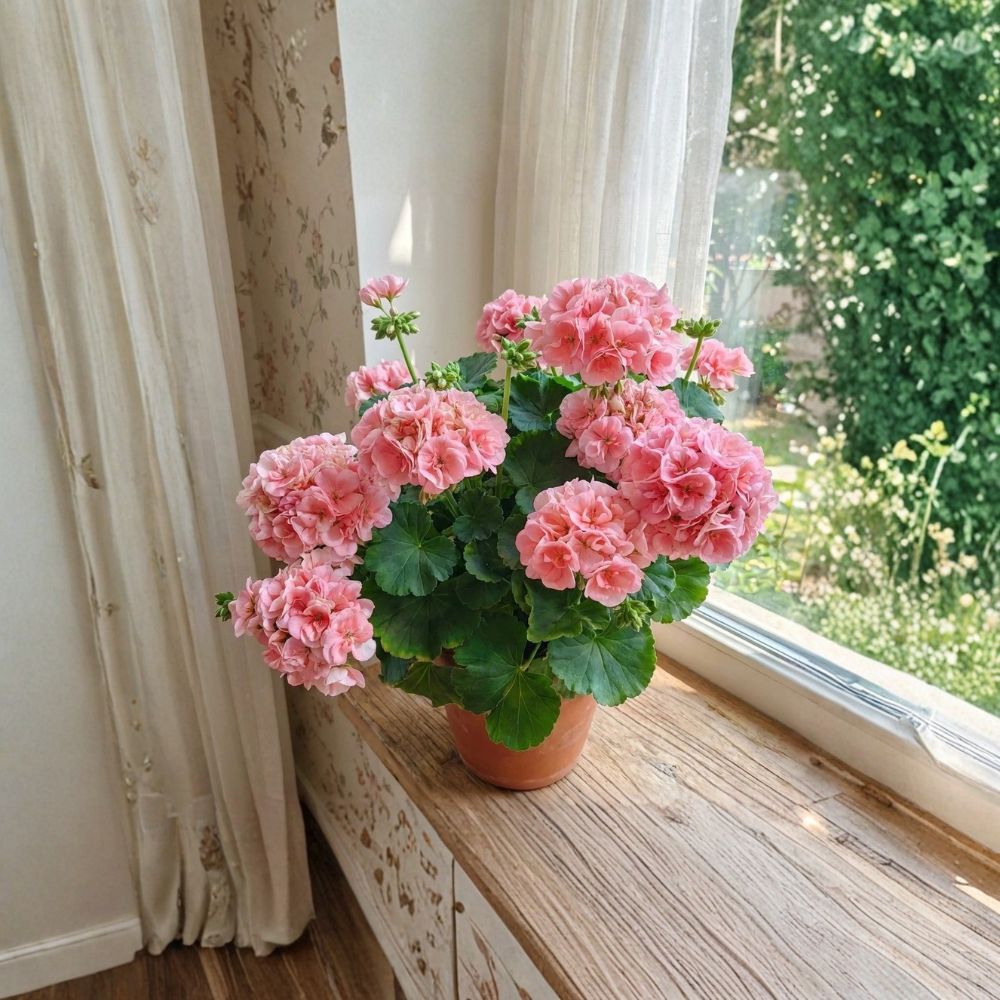 100 Geranium Flower Seeds – Ornamental Pelargonium Seeds for Garden, Balcony & Patio Planting | Outdoor Flowering Plants