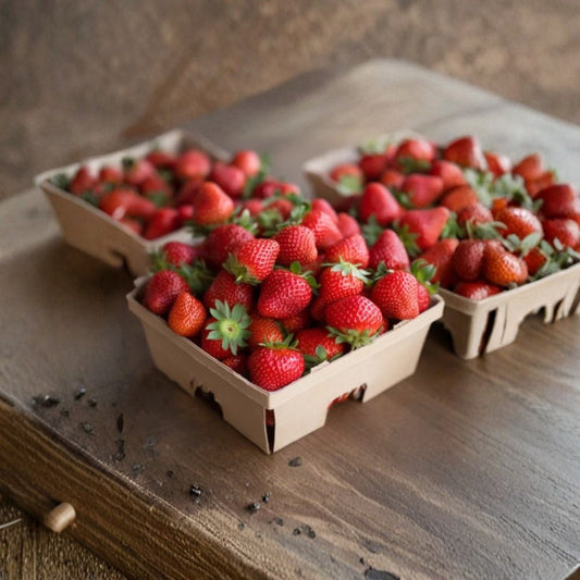 Chandler Strawberry – 50 Live Bare Root Plants | June Bearing Variety | Sweet Large Berries | Indoor & Outdoor Garden Friendly