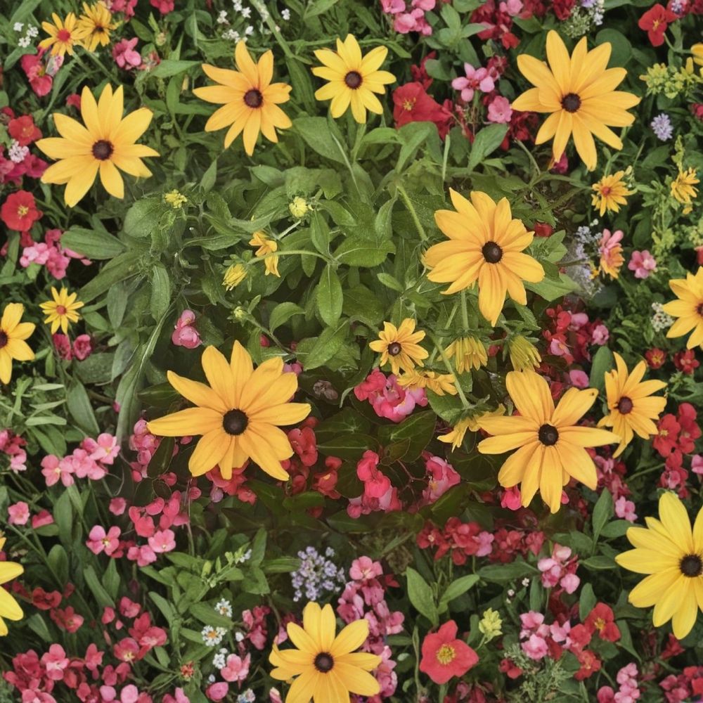 Black Eyed Susan – Rudbeckia hirta Live Bare Root Plant | 4–6 Inches Tall | Pollinator Friendly Perennial | Bright Yellow Garden Flower