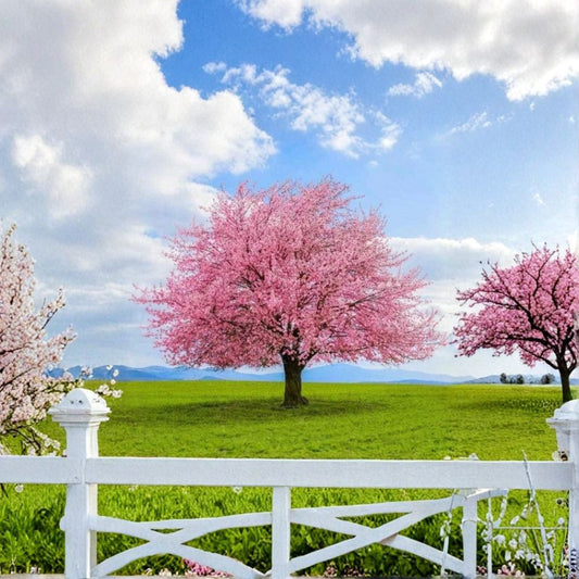 Japanese Kwanzan Cherry Blossom Starter Plant | 8–10 Inches Tall | Well Rooted Live Tree | Ornamental Flowering Cherry | Ready to Grow