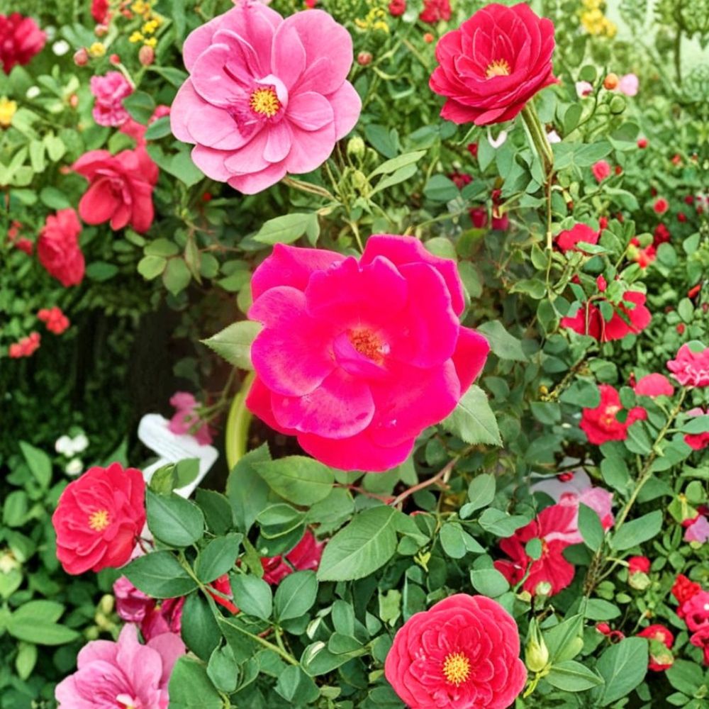 Red Knock Out® Rose – Live Bush Plant | 3 Gallon Size | Earth-Kind® Shrub Rose | Cherry Red Blooms | Disease Resistant Garden Rose