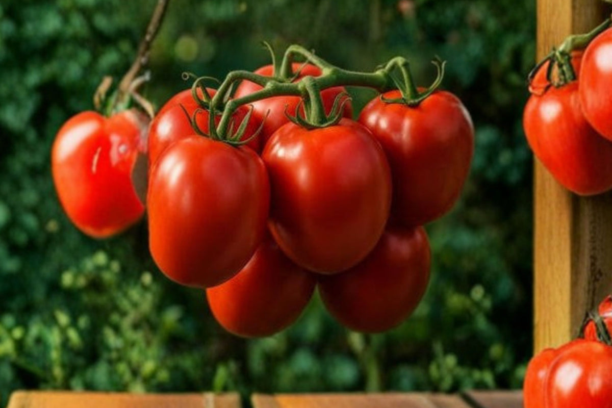 Goliath Tomato – 4 Live Plants | 6–10+ Inches Tall | 60+ Days Old | Established Young Tomato Plants | Vegetable Garden Starter Plants
