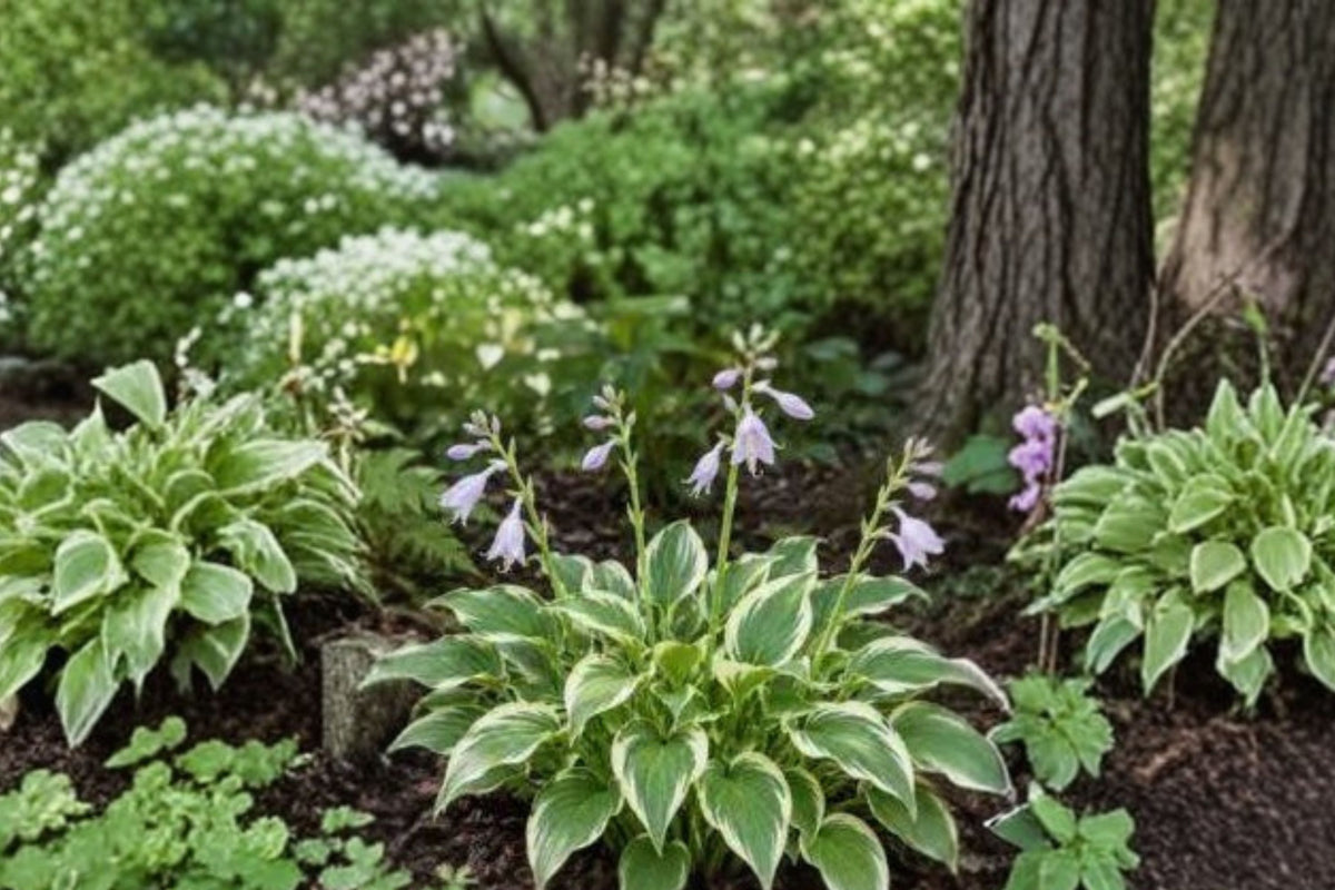Munchkin Fire Hosta Live Plants – Set of 2 | 6+ Inch Shade Garden Perennials