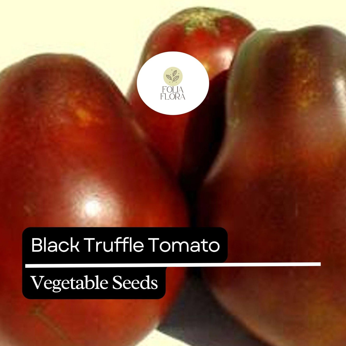 30 Black Truffle Tomato Seeds – Heirloom, Non-GMO, Rich & Sweet Pear-Shaped Tomatoes