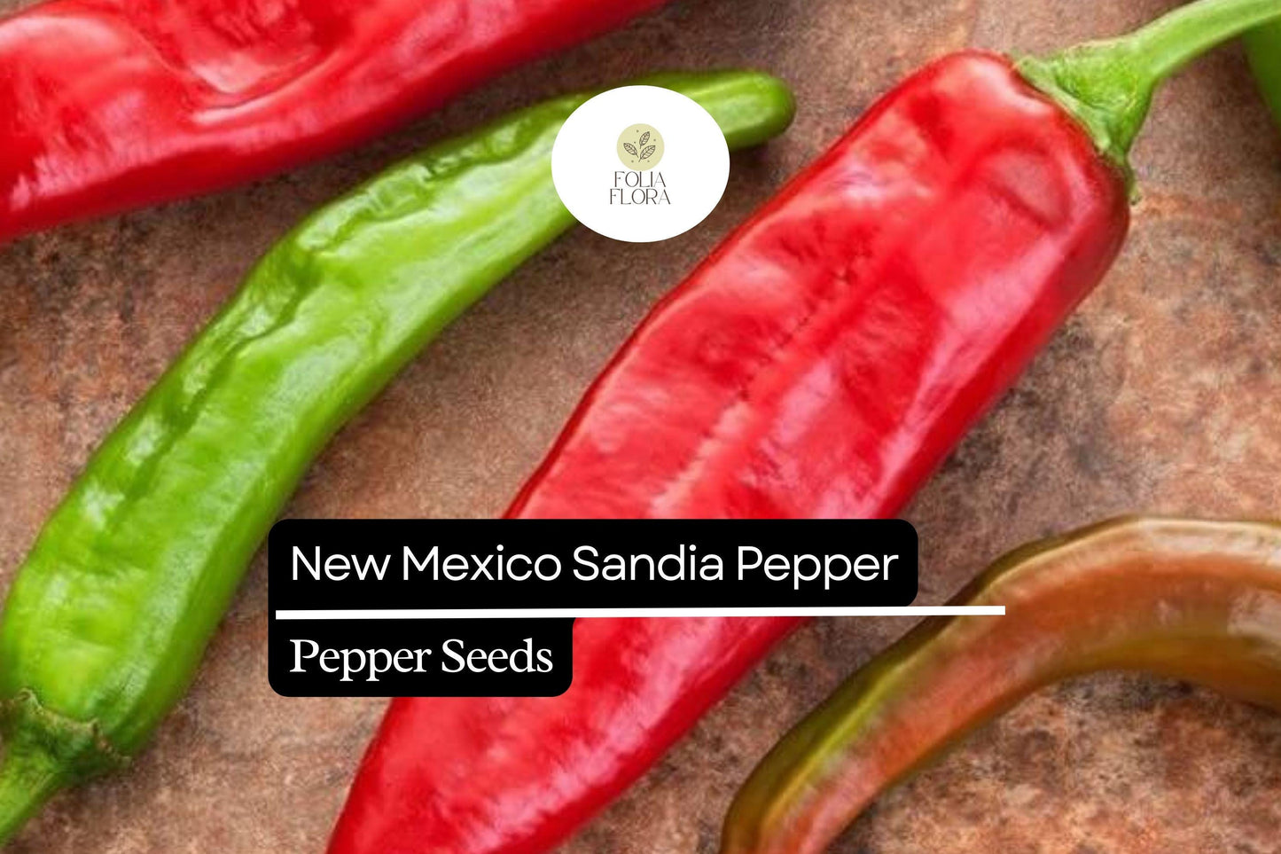 25 New Mexico Sandia Pepper Seeds – Capsicum annuum – Mild to Medium Heat, Heirloom Chili, Non-GMO, Perfect for Roasting & Drying