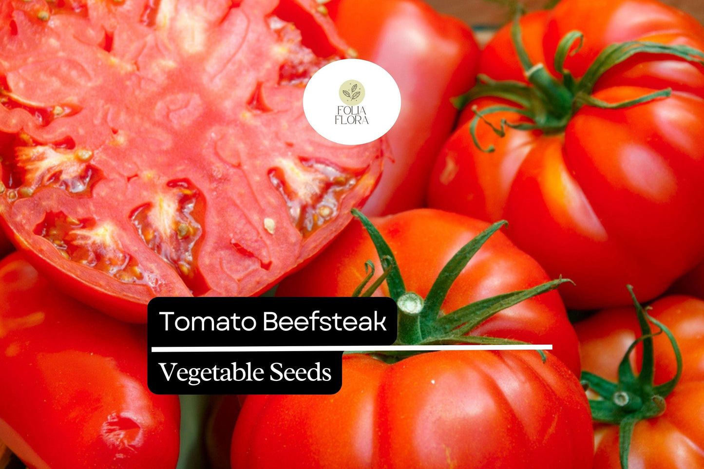 300mg Tomato Beefsteak Seeds Solanum lycopersicum | Heirloom, Juicy & Large Fruits, Non-GMO Vegetable, Perfect for Slicing and Sandwiches