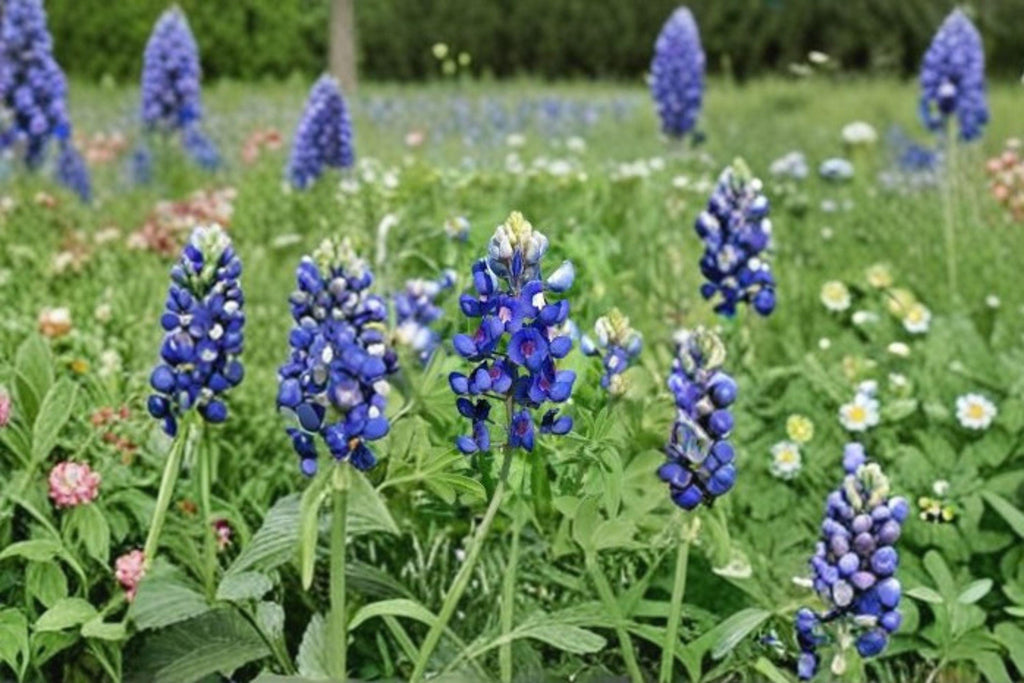 Texas Bluebonnet 50 Seeds | State Flower of Texas | Brilliant Blue Spring Blooms | Native Wildflower