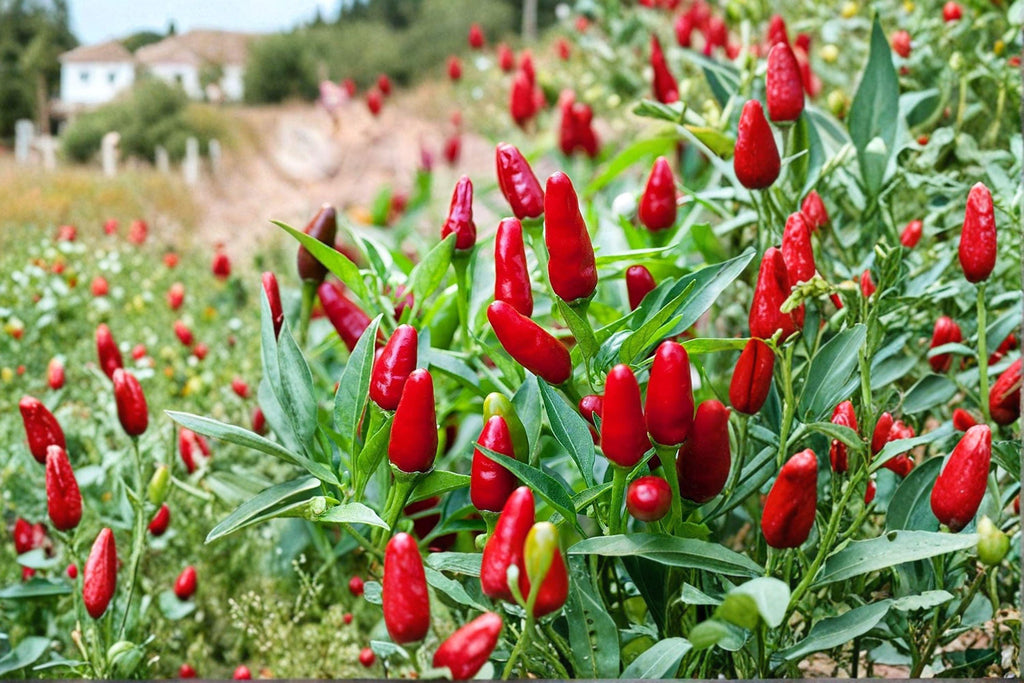 Thai Garden Bird – Hot Pepper 30 Seeds | Very Hot Thai Chili | Upright Fruits | Compact & Heavy Producing