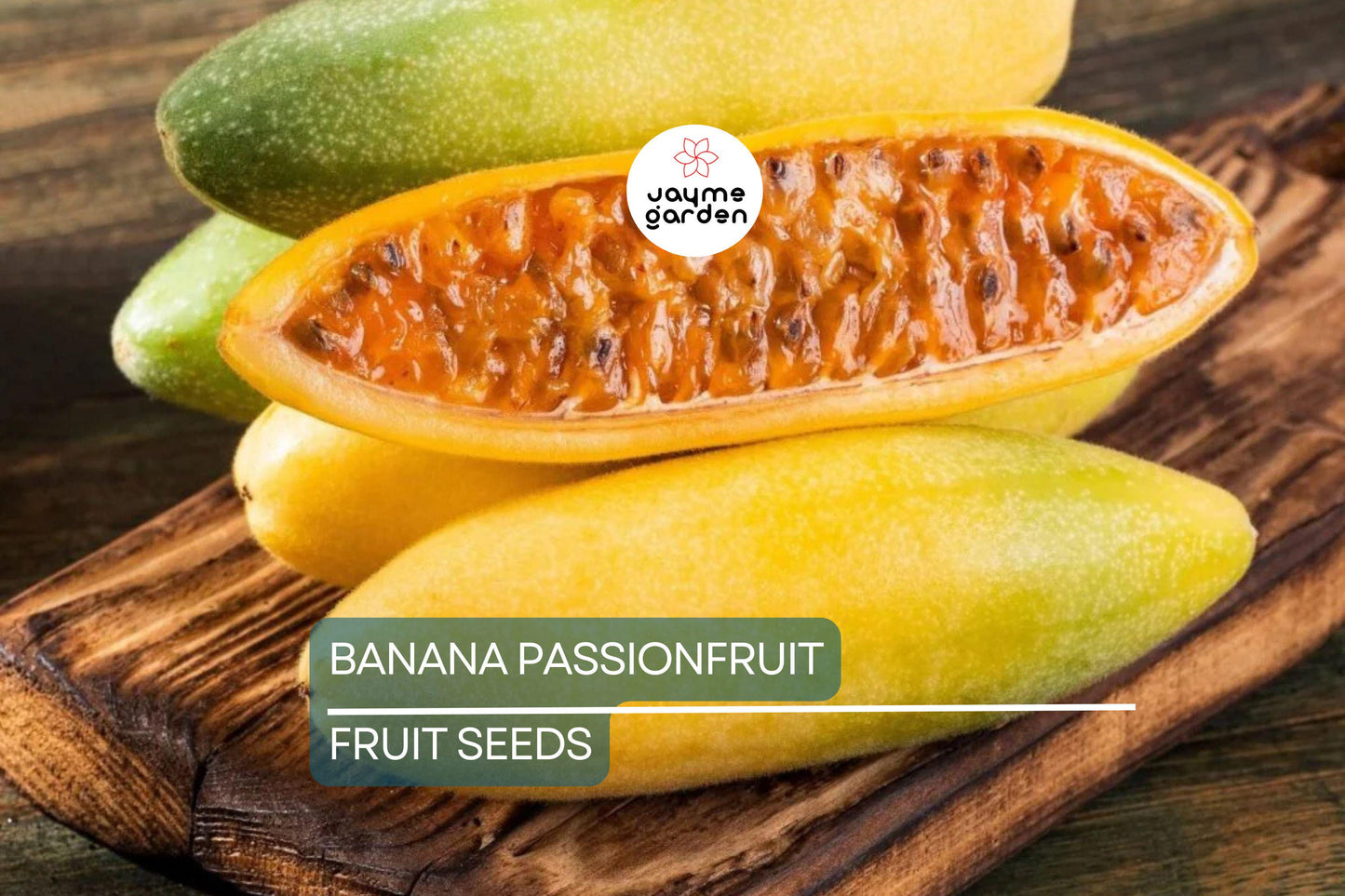 10 Banana Passionfruit Seeds (Passiflora Mollissima) - Rare Tropical Vine, Fast Growing, Sweet Fruits