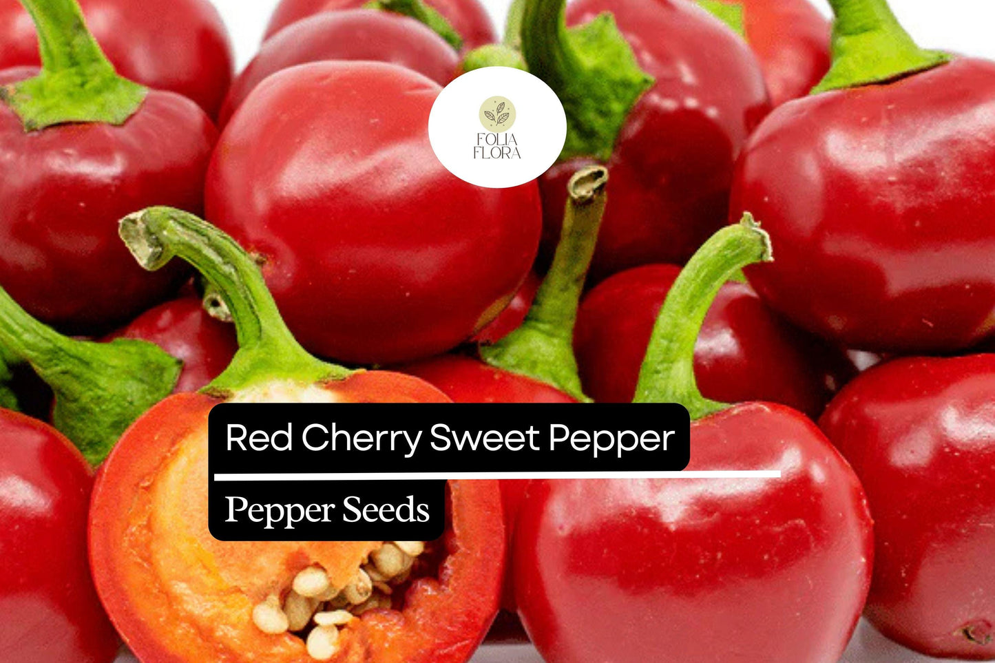 25 Sweet Red Cherry Pepper Seeds – Heirloom, Non-GMO, Mild & Flavorful, High Yield, Easy to Grow