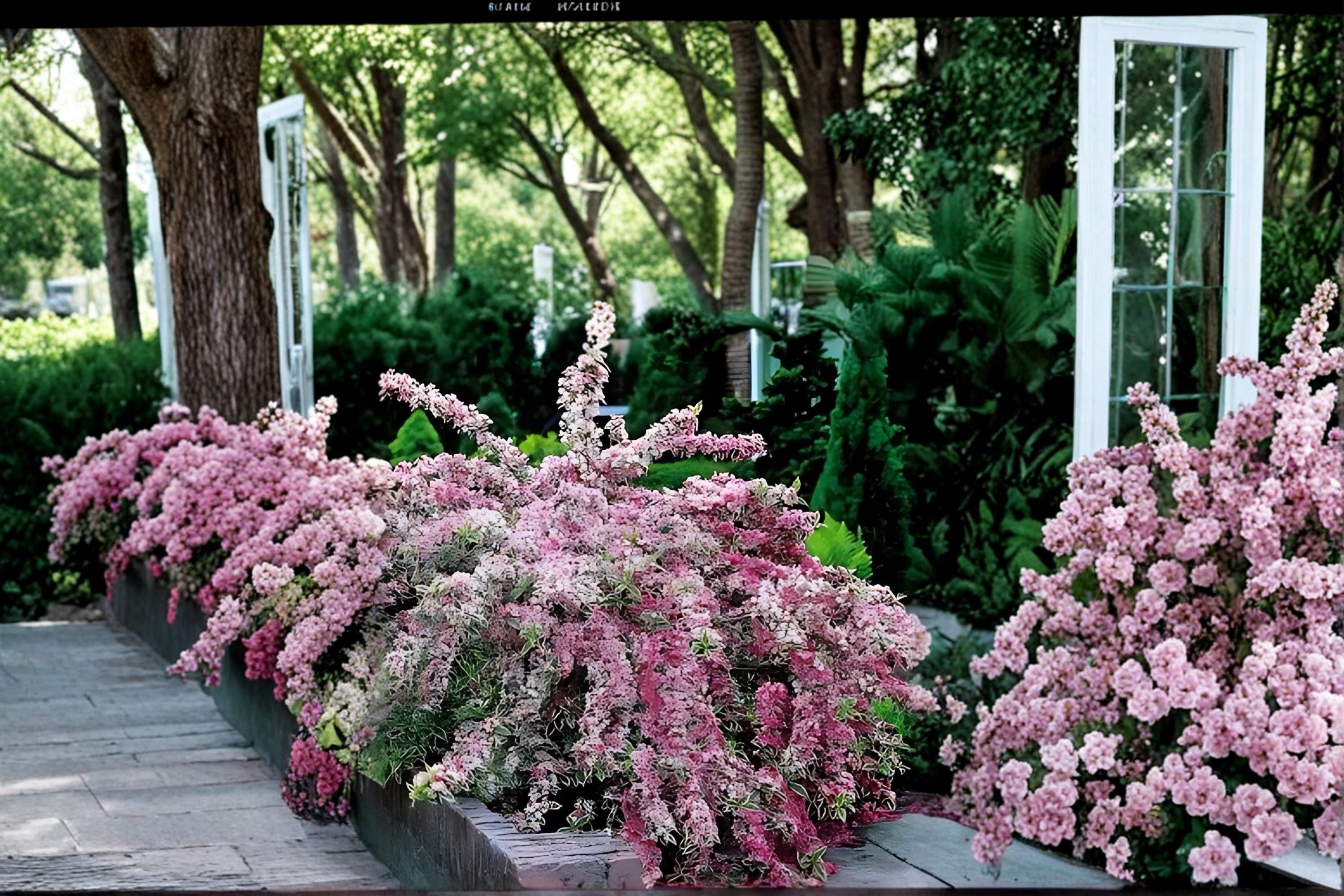 Variegated Weigela 2 Live Plants 1-2 ft Tall (Weigela florida) Pink Flowering Shrub