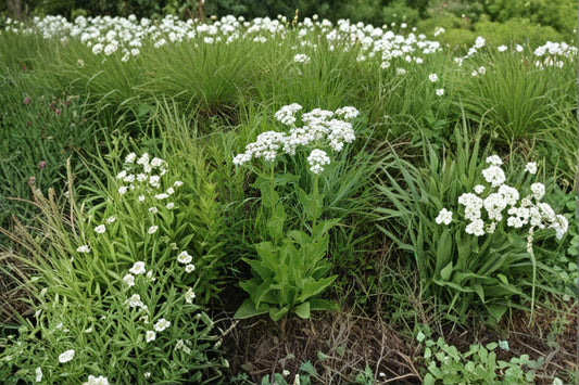 Wild Quinine – Parthenium integrifolium, Native Prairie Perennial | White Button Blooms (25 Seeds)