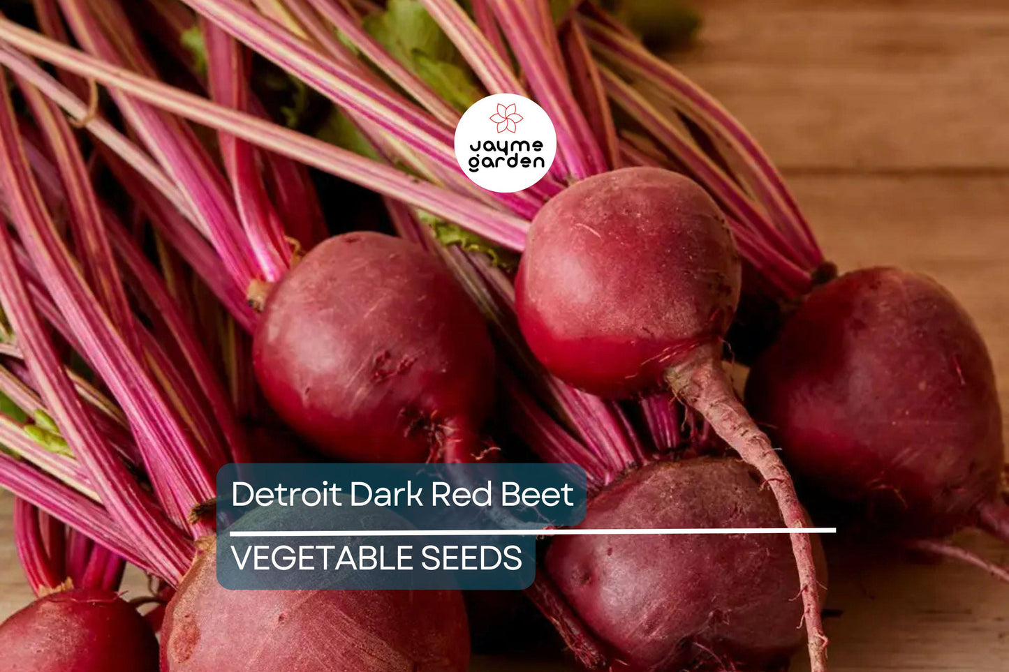 250 Detroit Dark Red Beet Seeds - Non-GMO Heirloom | Sweet & Nutritious Roots and Greens | Full Sun | Free Shipping