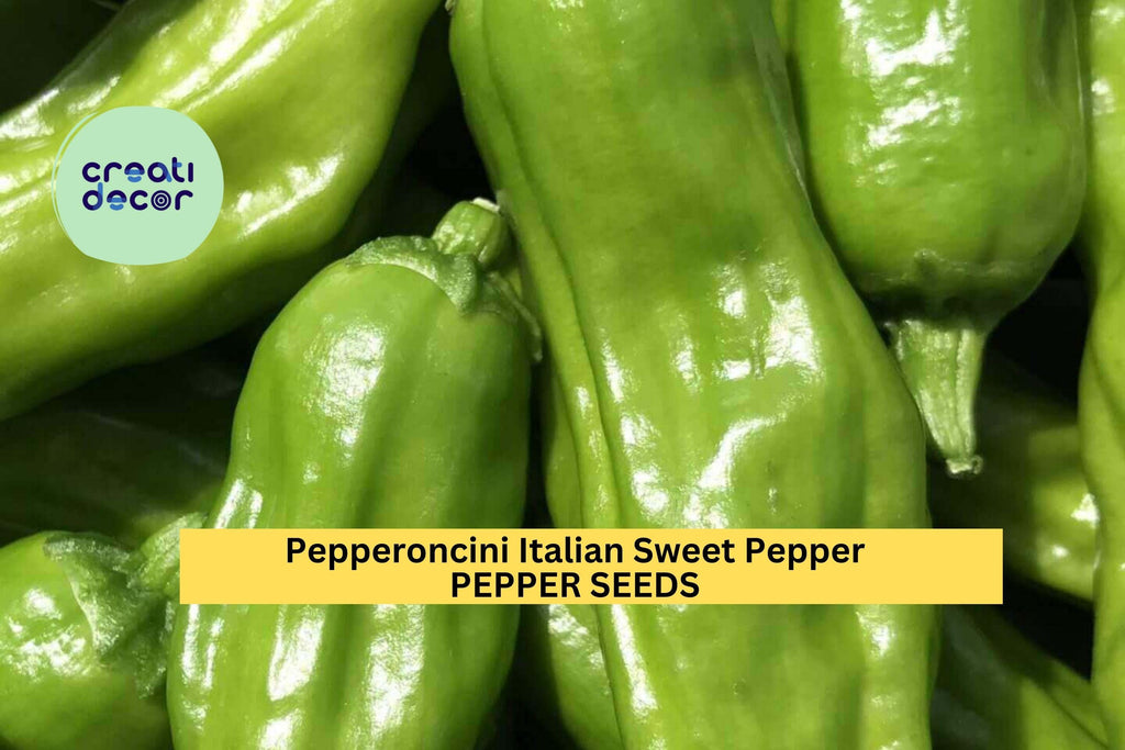 3pcs of 250mg Italian Pepperoncini Sweet Pepper Seeds – Heirloom Variety, Great for Pickling, Salads & Garden Growing Seeds for Planting