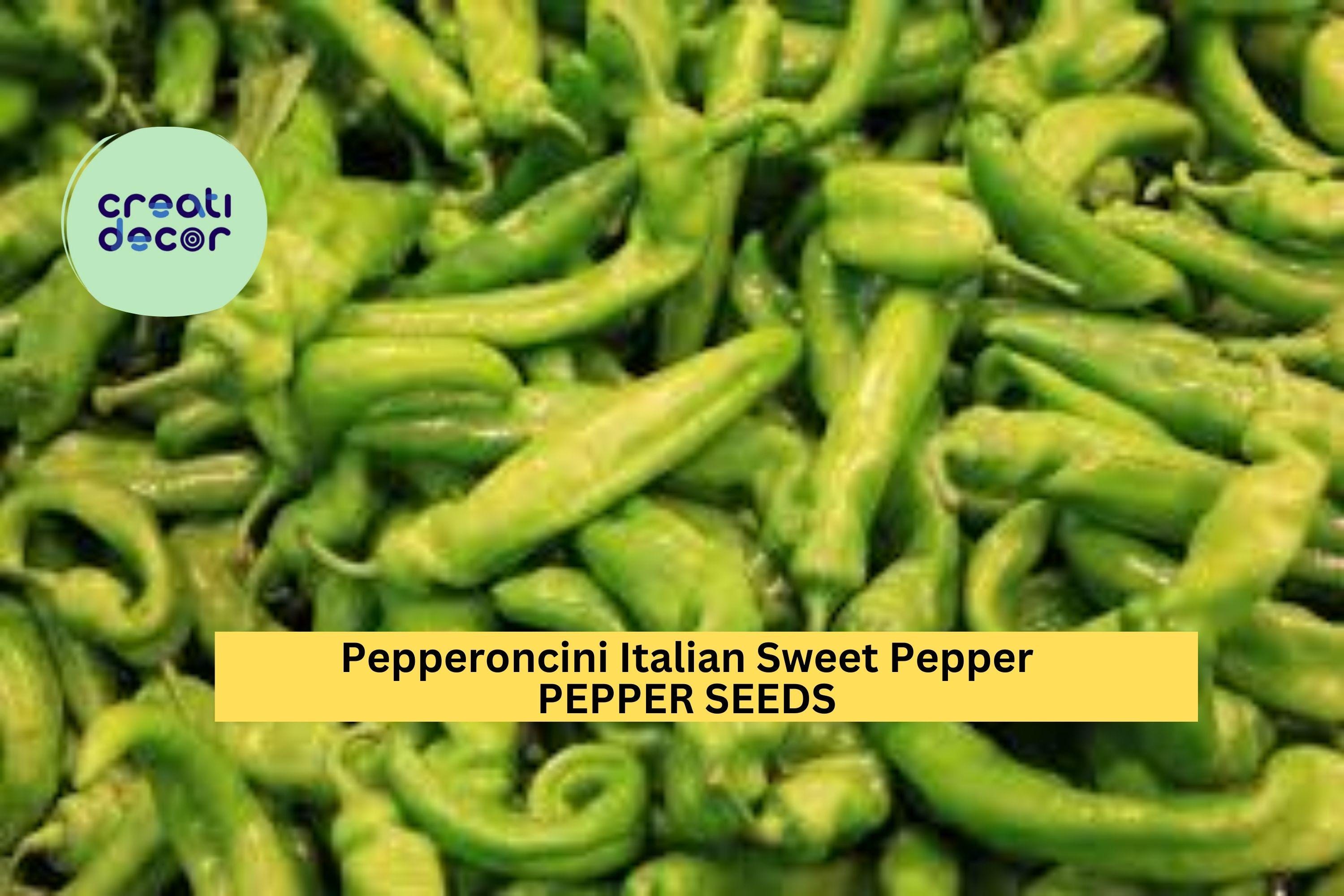 3pcs of 250mg Italian Pepperoncini Sweet Pepper Seeds – Heirloom Variety, Great for Pickling, Salads & Garden Growing Seeds for Planting