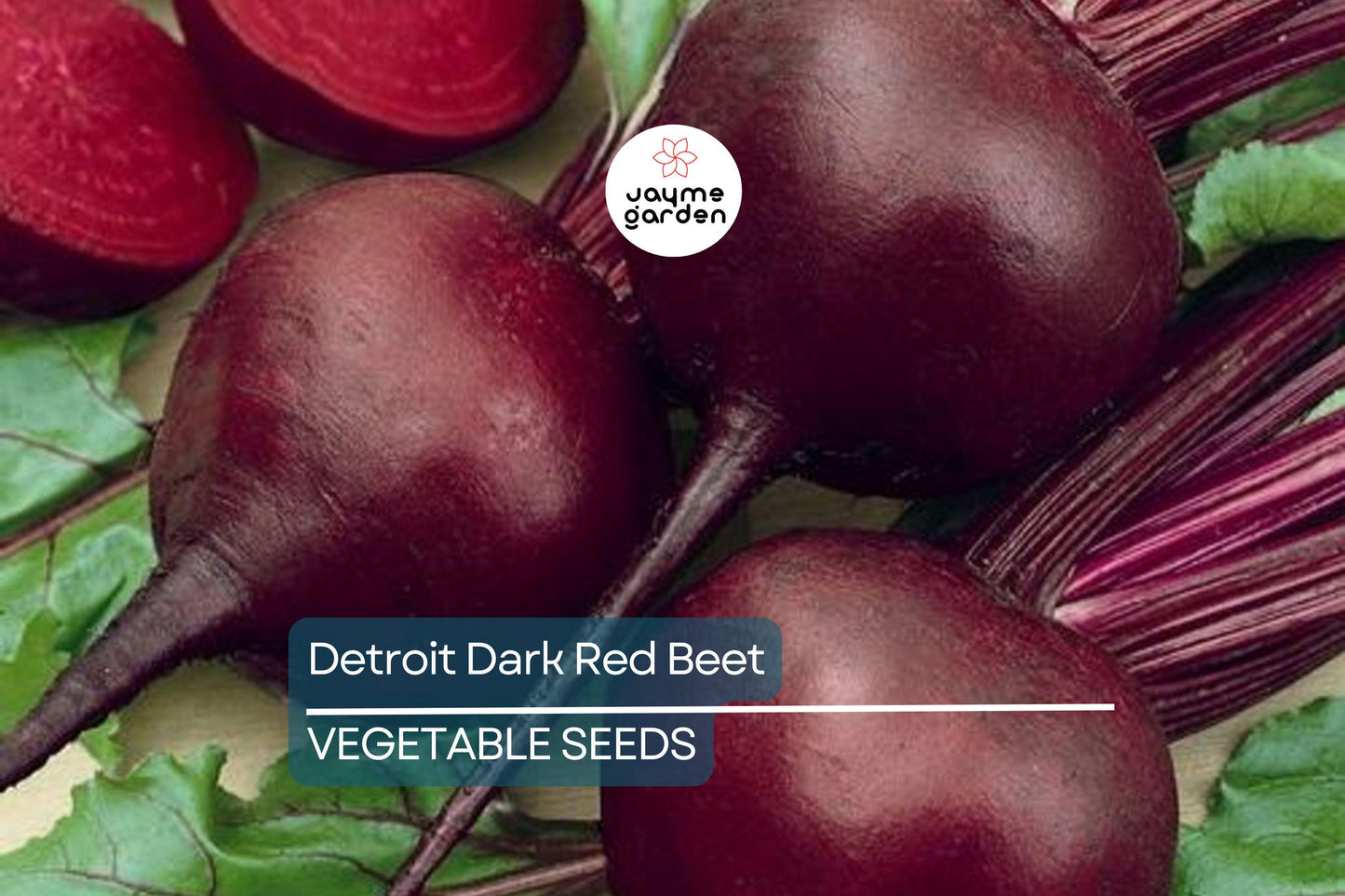 250 Detroit Dark Red Beet Seeds - Non-GMO Heirloom | Sweet & Nutritious Roots and Greens | Full Sun | Free Shipping