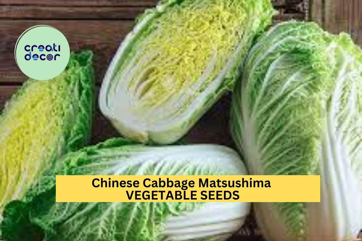 3pcs x 500mg Matsushima Chinese Cabbage Seeds – Brassica rapa Pekinensis for Garden Beds, Containers, or Raised Rows Seeds for Planting