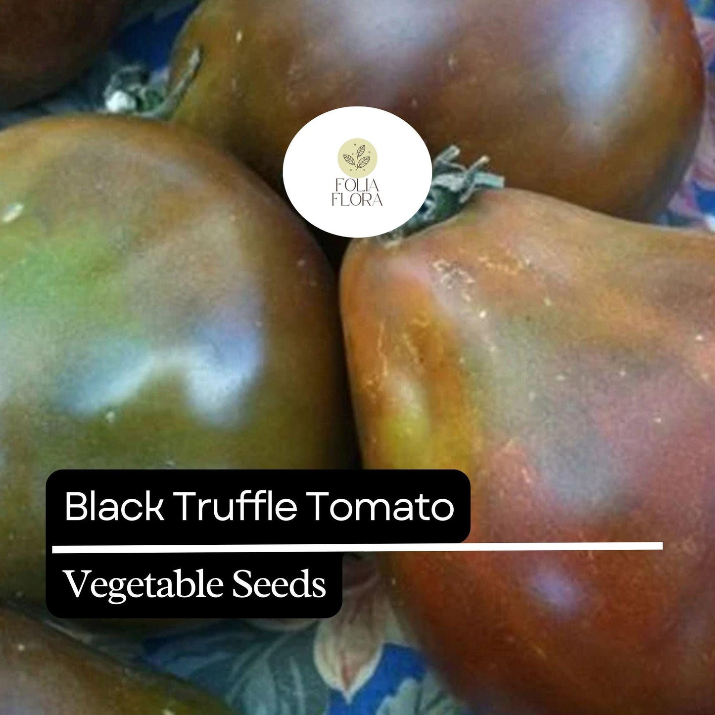 30 Black Truffle Tomato Seeds – Heirloom, Non-GMO, Rich & Sweet Pear-Shaped Tomatoes