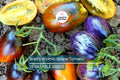 10 Seeds Brad's Atomic Grape Tomato - Rare Heirloom - Non-GMO - Colorful Stripes - Sweet Flavor - Unique Cherry Tomatoes