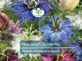 200 Love-in-a-Mist Seeds - Miss Jekyll Double Mix | Nigella damascena, Cottage Garden Flower, Non-GMO, Heirloom, Pollinator Friendly