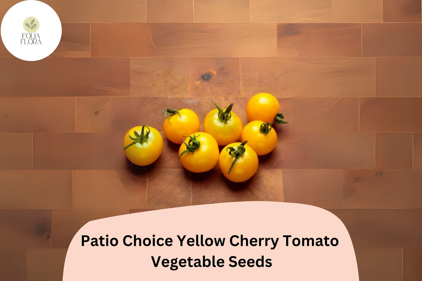 100 Patio Choice Yellow Cherry Tomato Seeds | Compact Heirloom Tomato for Pots & Gardens | Sweet Flavor | Easy to Grow