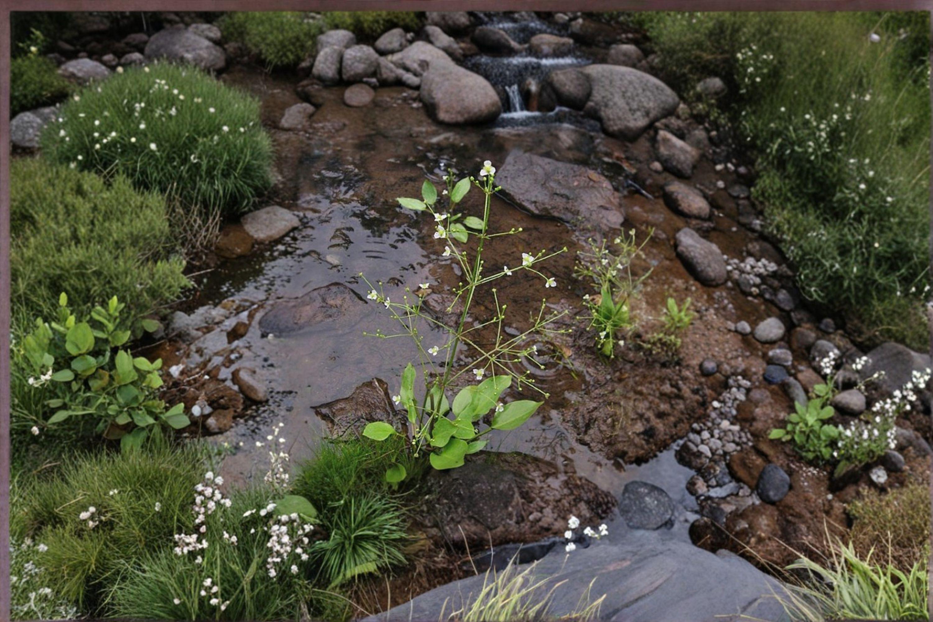 Alisma triviale/Large-flowered Water Plantain – 300 Seeds | Native Aquatic Perennial | Wetland & Pond Plant | Pollinator-Friendly