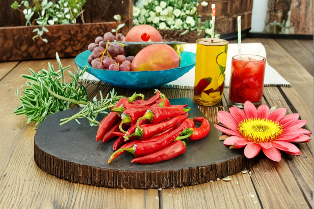 Sandia – Hot Pepper 25 Seeds | New Mexico Chili | Hot Heat | Excellent for Roasting, Drying & Ristras