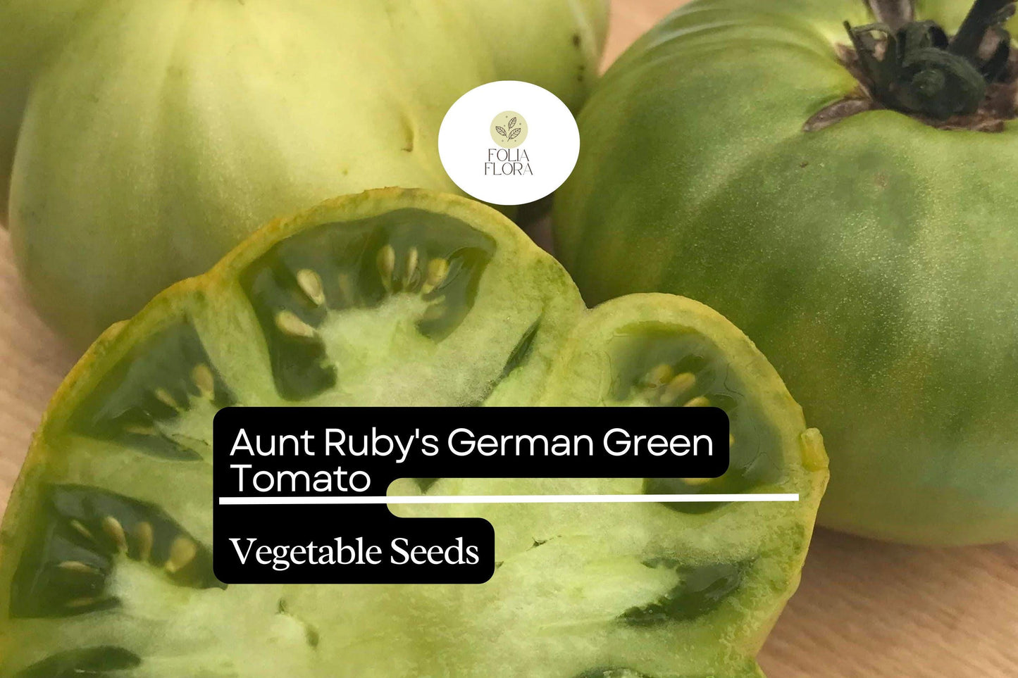 30 Aunt Ruby’s German Green Tomato Seeds – Solanum lycopersicum – Heirloom Beefsteak, Sweet & Tangy, High-Yielding