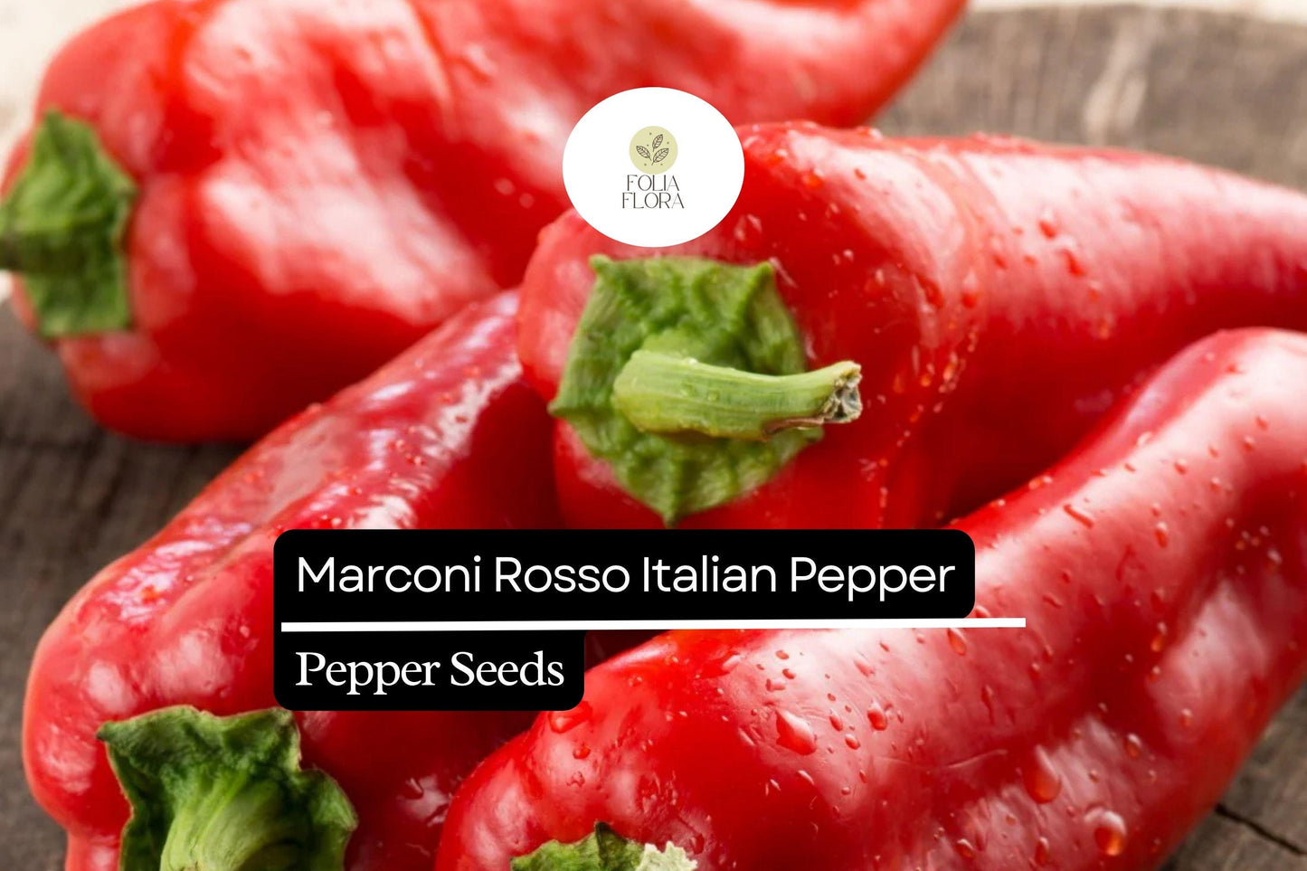 25 Marconi Rosso Italian Pepper Seeds – Capsicum annuum – Heirloom, Sweet & Flavorful, High-Yielding, Non-GMO