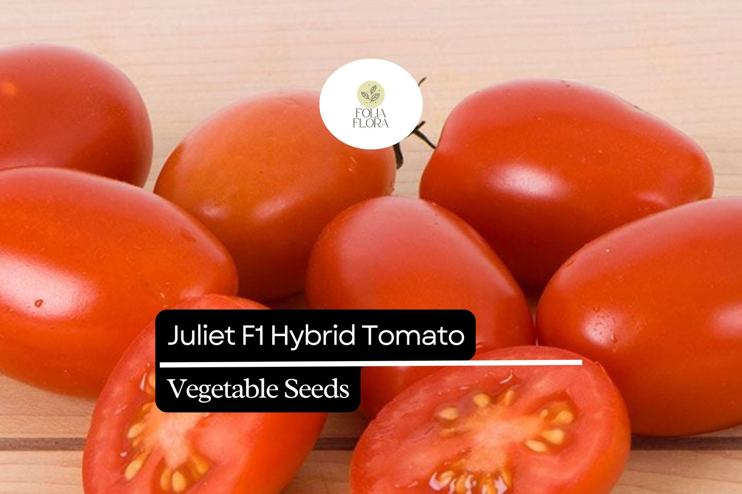 50+ Juliet F1 Tomato Seeds | Hybrid Grape Tomato Heirloom Variety | High Yield Sweet Red Tomatoes for Garden Planting
