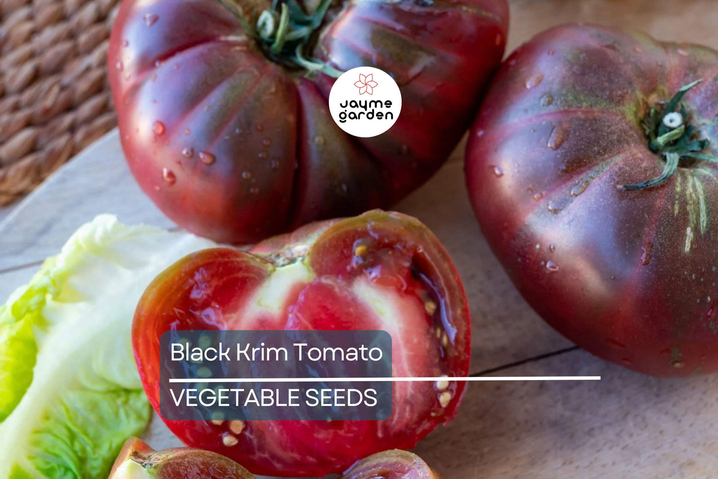 100 Black Krim Tomato Seeds – Non-GMO Heirloom, Bold Flavor, Indeterminate, Free Shipping