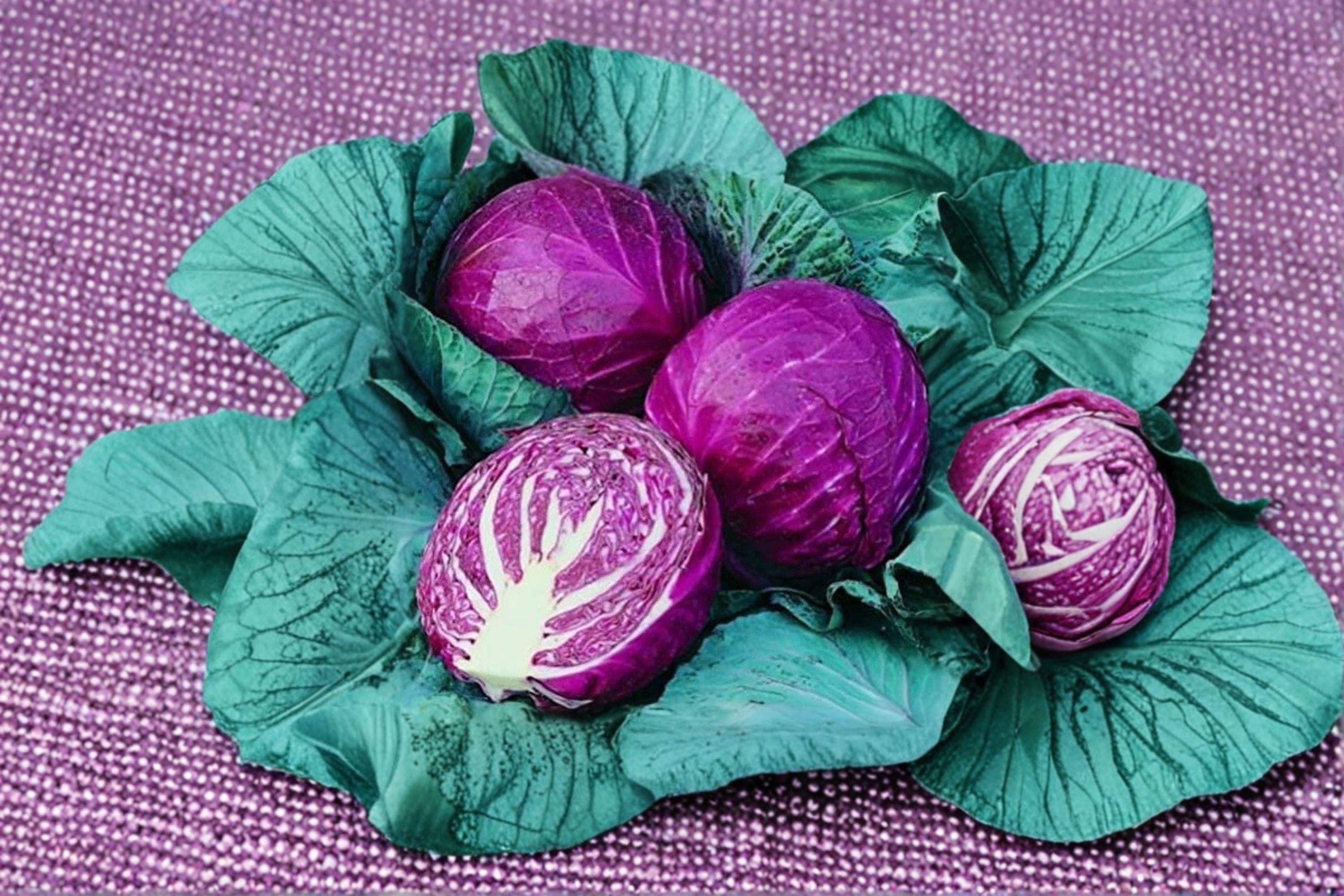 Cabbage – Red Acre 250 Seeds | Heirloom Red Cabbage | Compact Heads | Cold-Hardy & Sweet Flavor