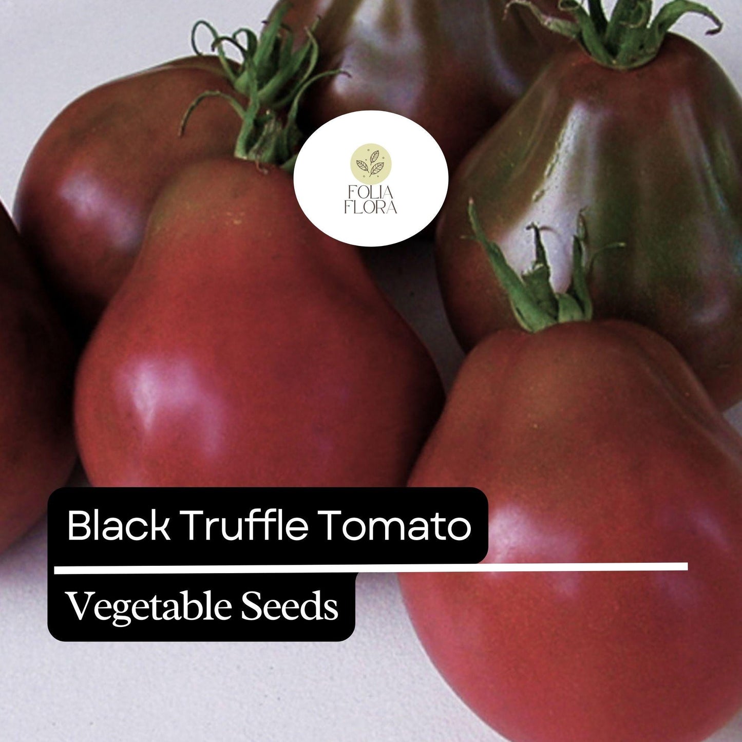 30 Black Truffle Tomato Seeds – Heirloom, Non-GMO, Rich & Sweet Pear-Shaped Tomatoes