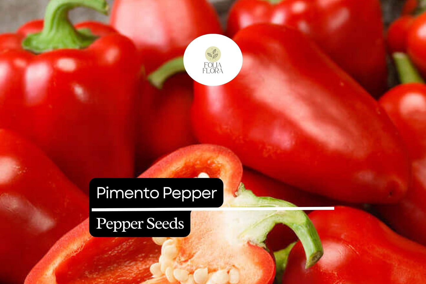 25 Seeds Pimento Pepper (Capsicum annuum) – Sweet and Mild Heirloom Variety for Fresh Eating and Preserving